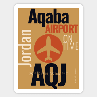 Aqaba AQJ airport Sticker